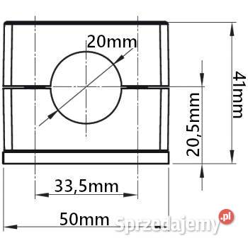 OBEJMA POJEDYNCZA 20 mm MOCOWANIE PRZEWODÓW Solec Kujawski