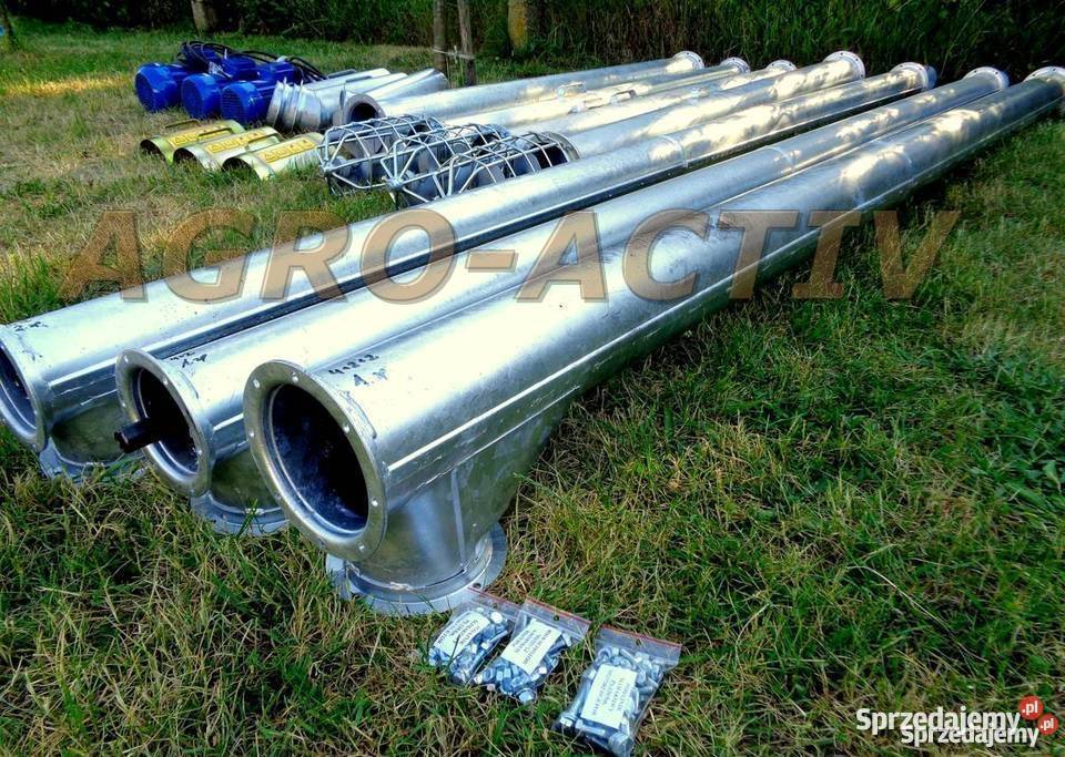PODAJNIK ślimakowy Do Zboża 6 m125mm TRANSPORT Pasturka