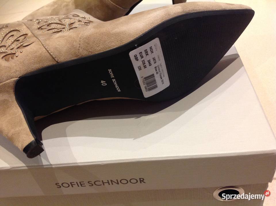 Botki Buty Damskie skórzane SOFIE SCHNOOR r 40 Nowa Sól sprzedam