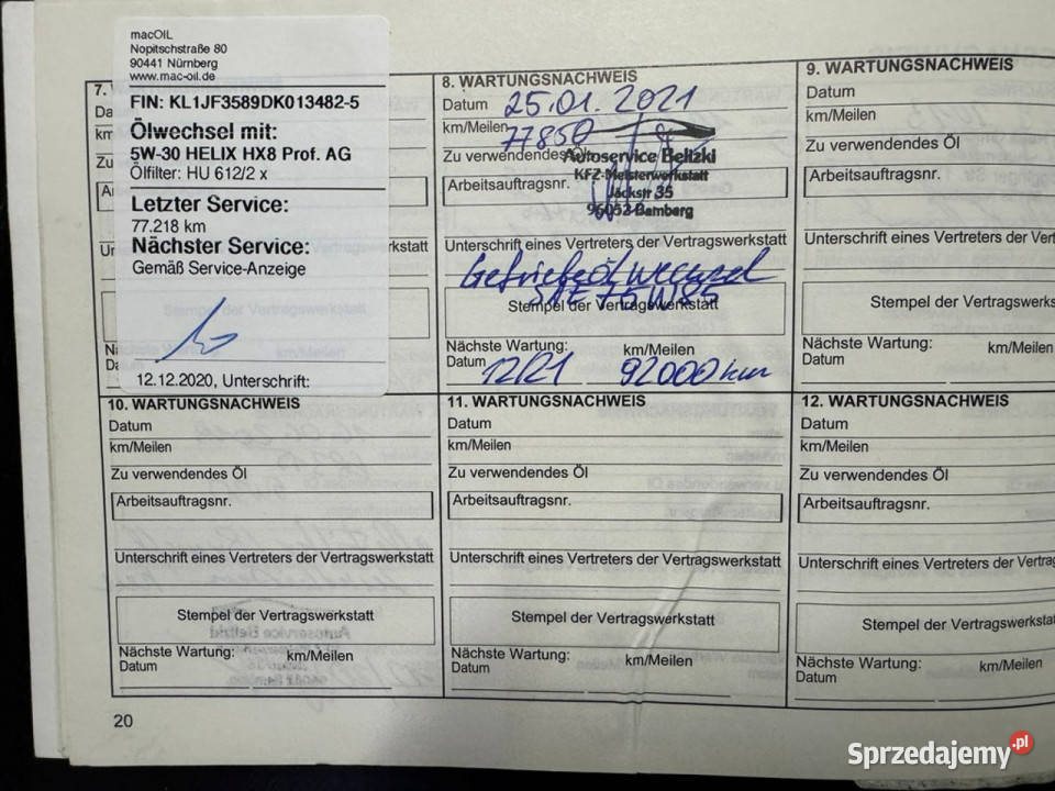 Chevrolet Cruze Pisemna Gwarancja 12 miesięcy wielkopolskie Konin