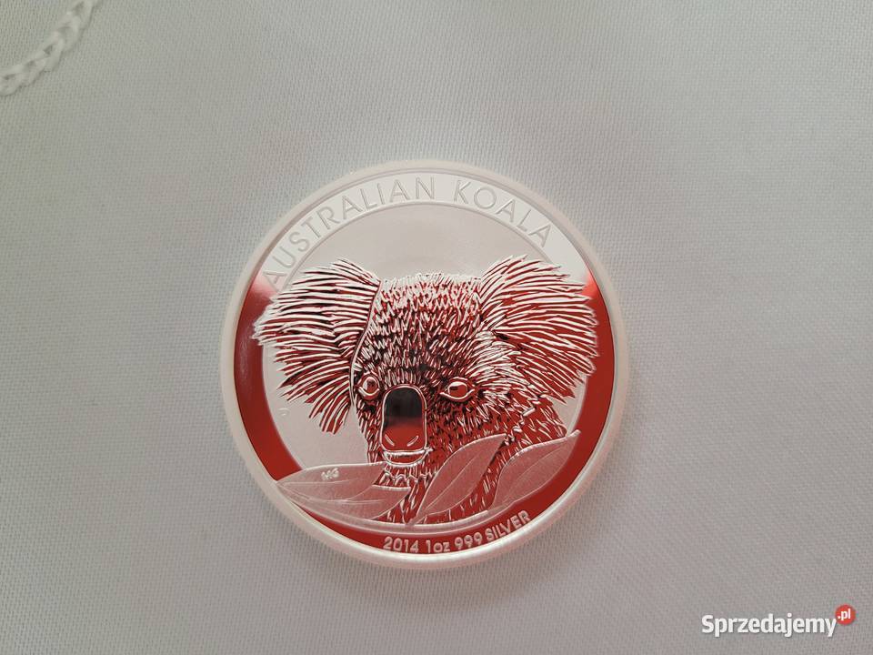 Srebrna moneta Koala 1 oz 2014 r Numizmatyka Kolekcje Warszawa
