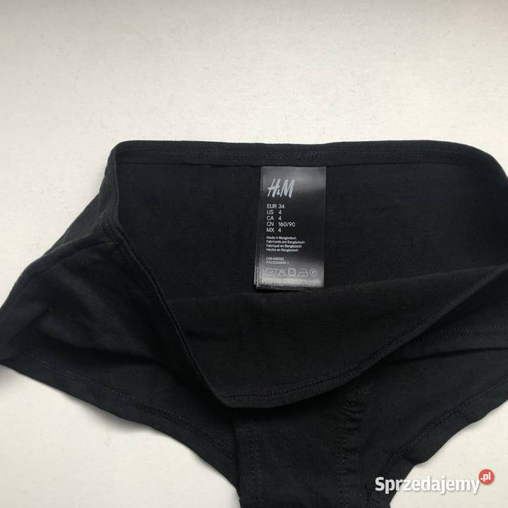 majtki czarne HM xs 34 figi Rozmiar XS Toruń sprzedam