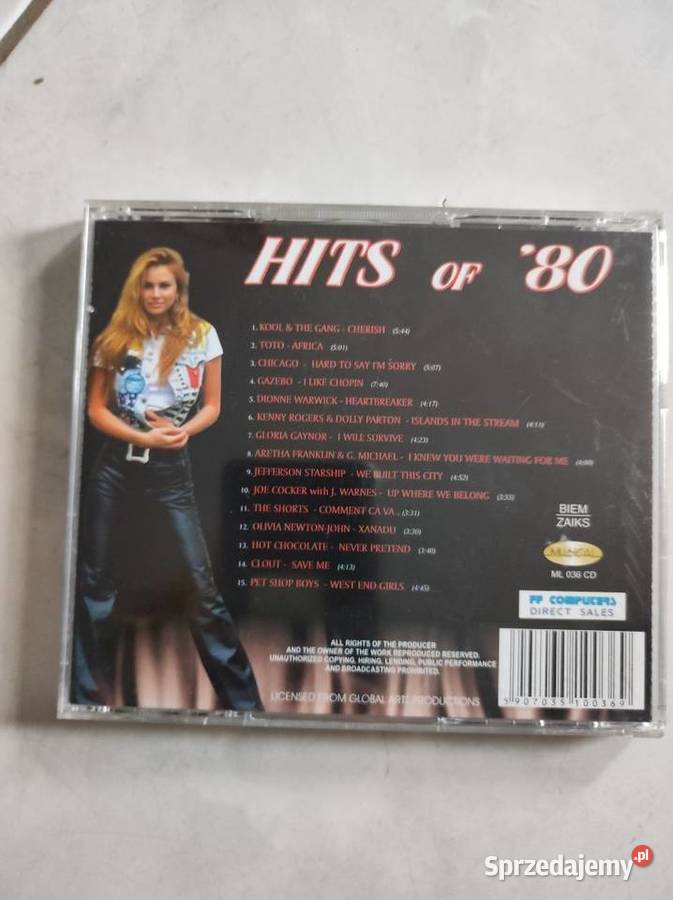 Hits of the 80 cd składanka toto gazebo cocker CD Kielce sprzedam