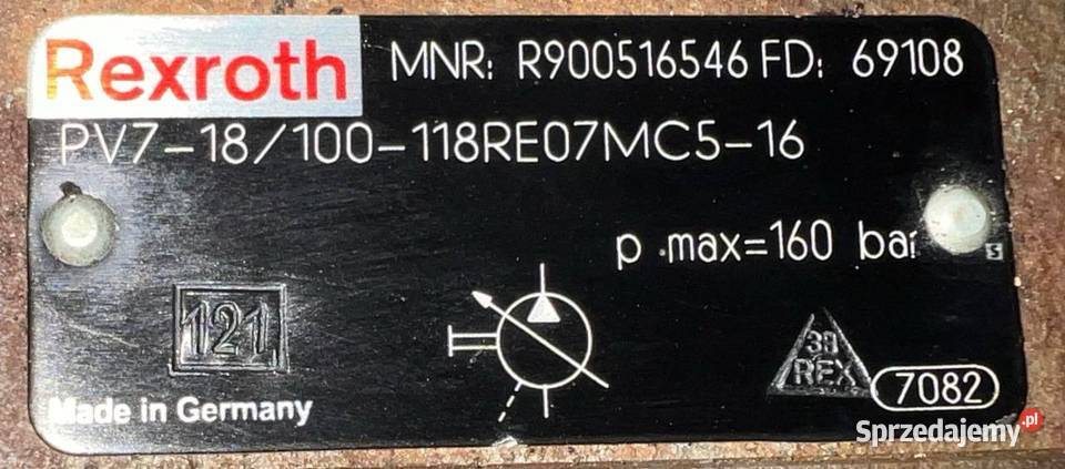 Rexroth PV7 18 100 118RE07MC5 16 R900516546 Poznań