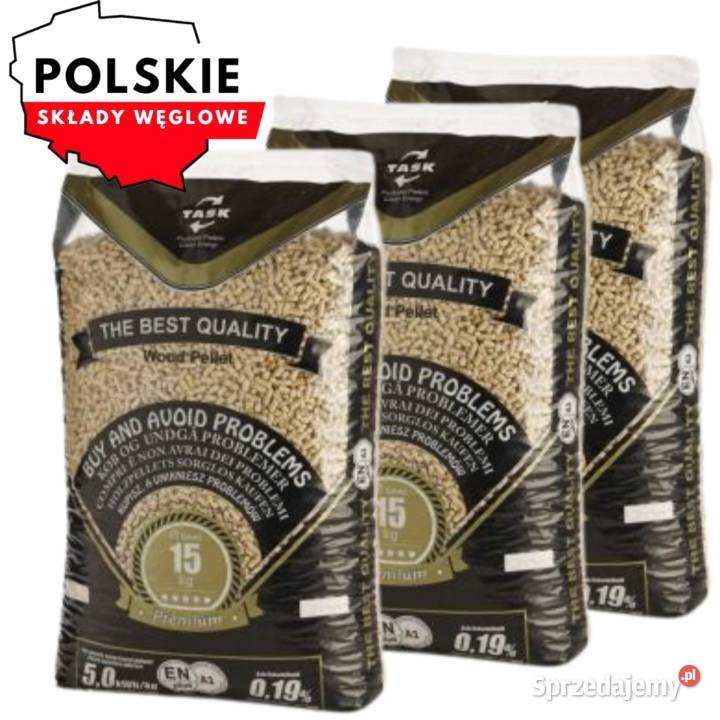 Pellet drzewny Task Ultra Premium 100 SOSNOWY dolnośląskie