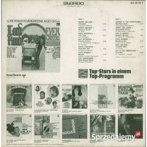 Lord Knud Evergreens A GoGo LP Sunset Records