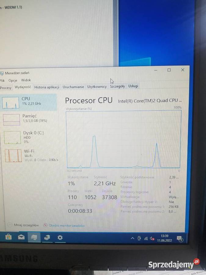 Komputer DELL optiplex 760 QUAD CORE 4GB250GB podkarpackie Rymanów