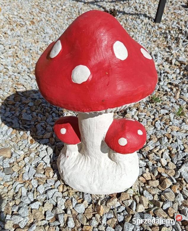 FIGURKA OGRODOWA betonowa rzeźba GRZYBKI R28 Nysa