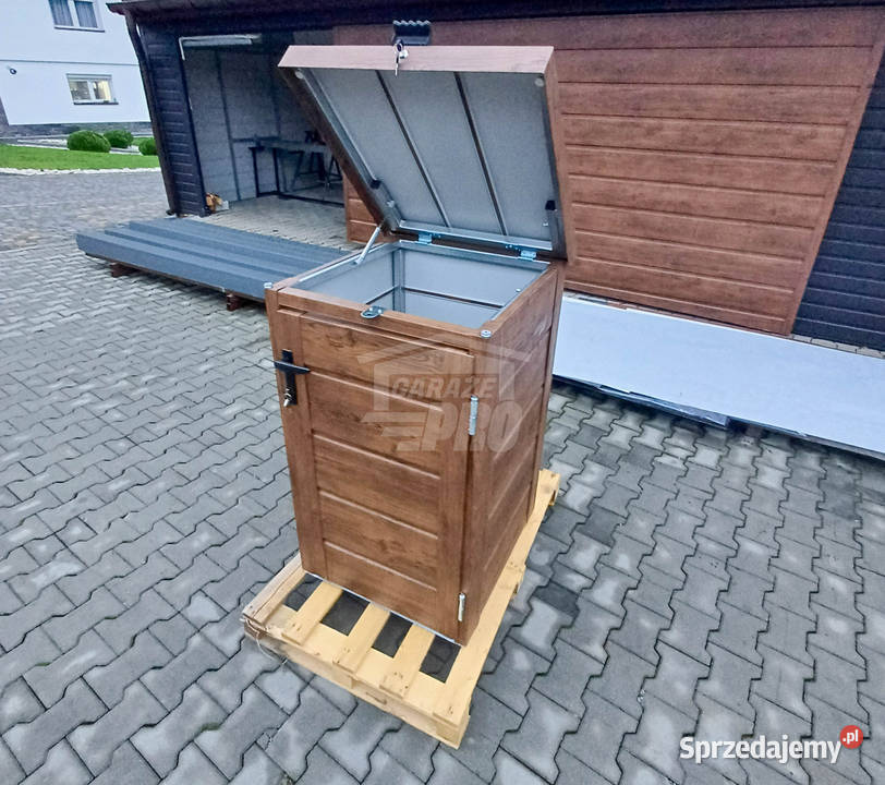 Zabudowa kosza na śmieci wiata śmietnikowa Pozostałe dolnośląskie Lubin