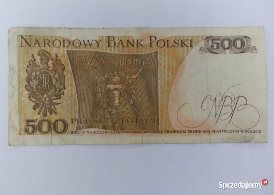 Polska PRL 500 1974 seria F Łomża