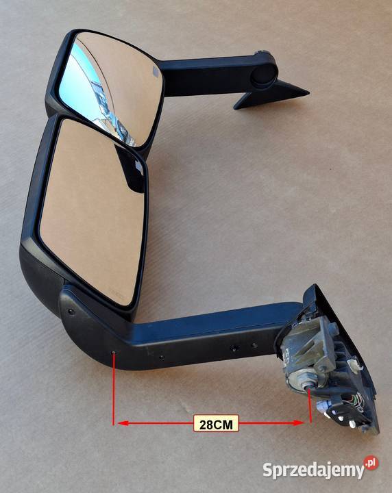 IVECO STRALIS EUROCARGO LUSTERKO ZEWNĘTRZNE LEWE Bieleń