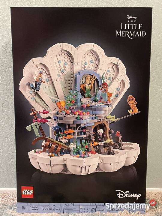 LEGO Disney 43225 Królewska muszla Małej Syrenki Klocki Radom