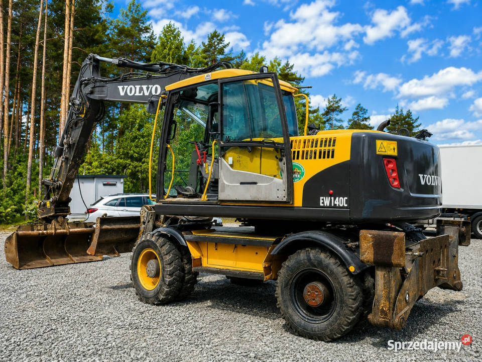 kołowa Volvo EW140C Pług Podpory 2011 Produkcji Daleszyce