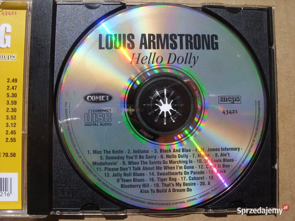 Płyta CD Jazz LUIS ARMSTRONGHELLO DOLY Wołów