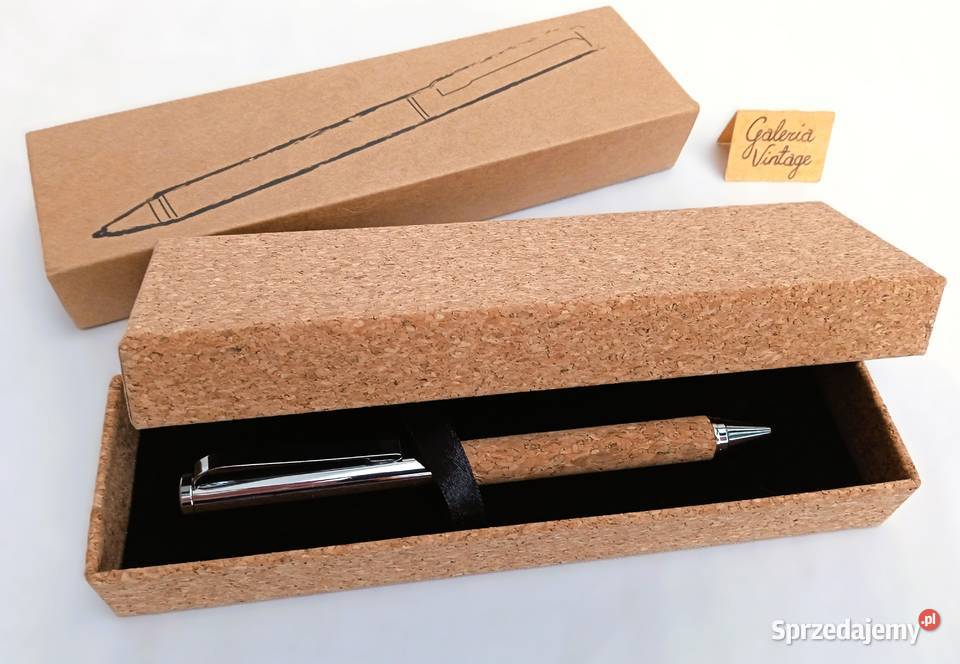 Długopis korkowy korek naturalny stal lubelskie