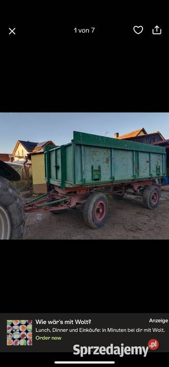Przyczepa 12 t Wywrotka Niemcy