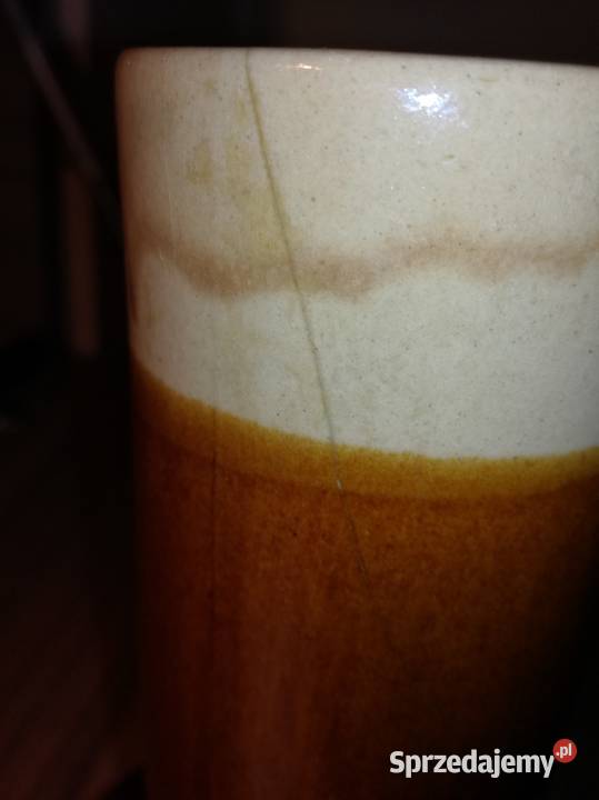 Netypowy piękny WAZONIK ceramika PRL lata 7080