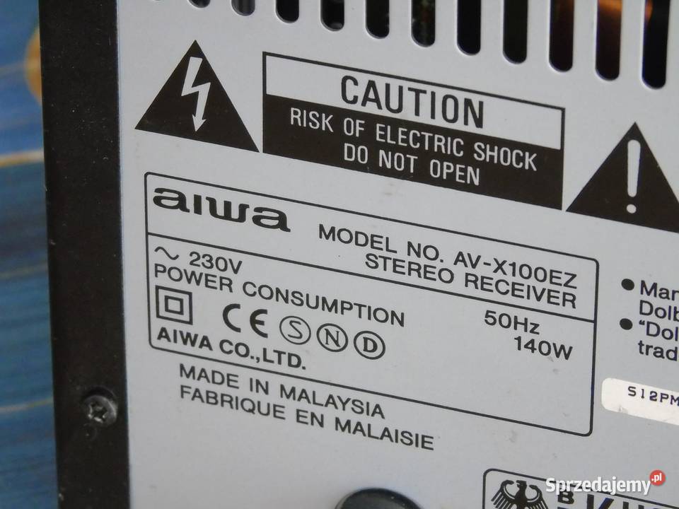 Wzmacniacz z radiem Aiwa AVX100 mocny i sprawny Jasło