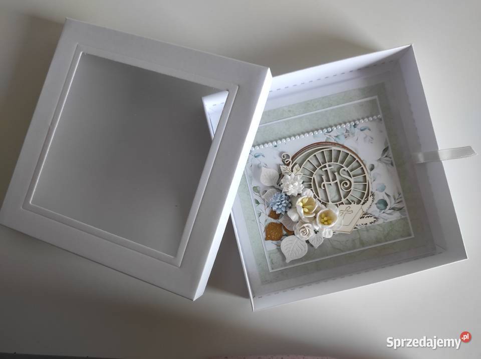 Kartka ręcznie robiona na Pierwszą komunię Łódź sprzedam