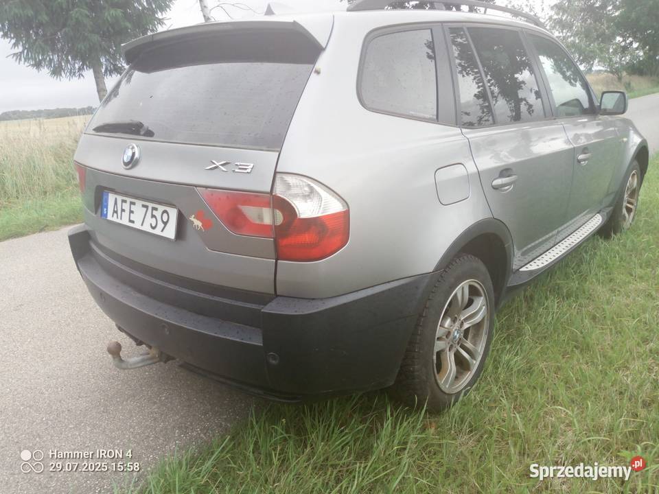 BMW X3 20 150 2006r Uszkodzony X3