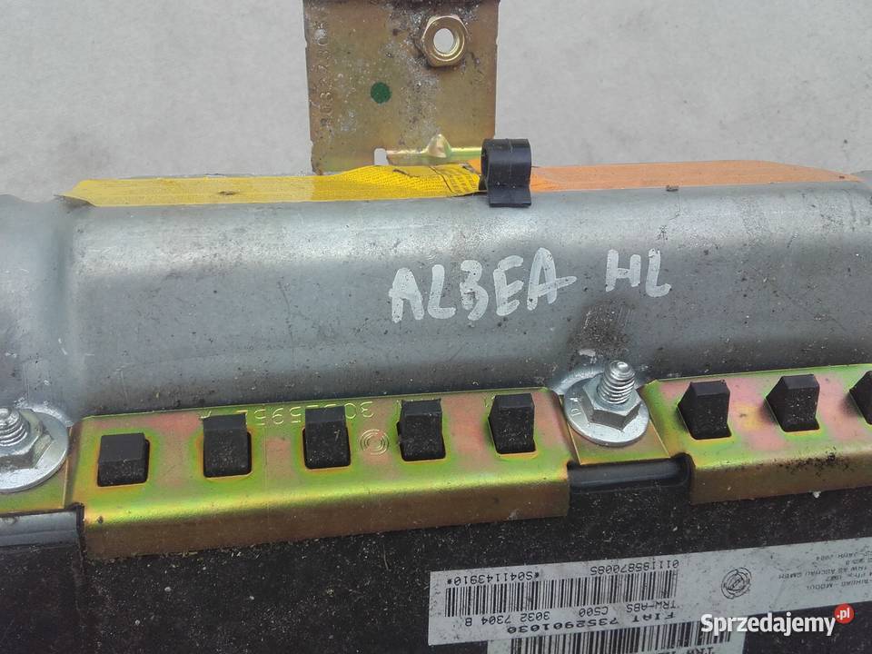 Fiat Albea Palio II poduszka pasażera Wyposażenie wnętrza