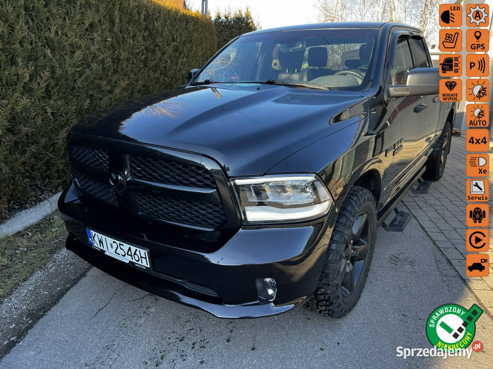 Dodge RAM Ram Black edition 57 hemi 4x4 IV 2009 elektrochrom. lusterko wst. Gdów