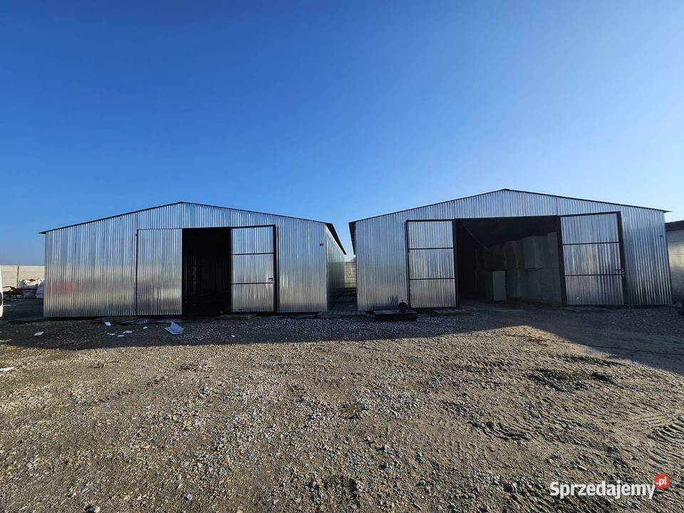 A180 Duży Ocynkowany Garaż Blaszany Wiata Sprzedaż Bydgoszcz