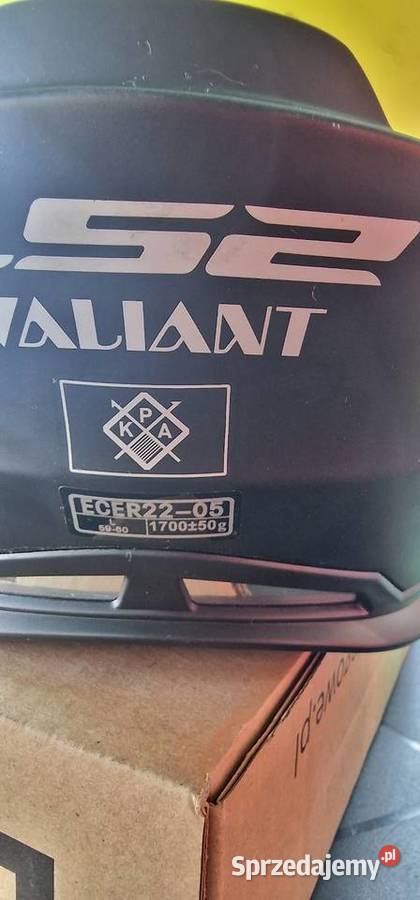 KASK szczękowy MOTOCYKLOWY 59 LS2 VALIANT CZYSTY Tarnowskie Góry