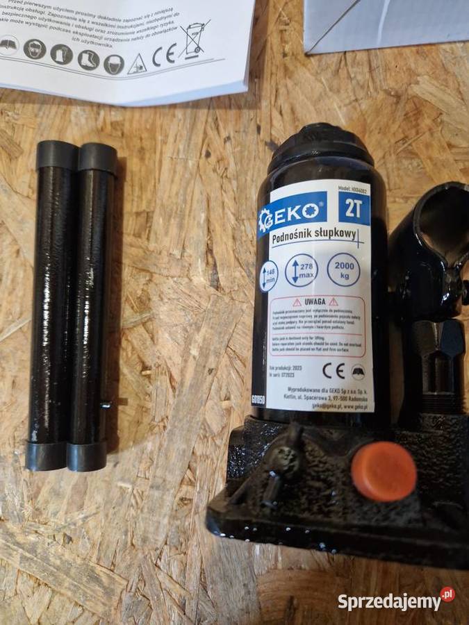 Podnośnik hydrauliczny słupkowy 2T GEKO G01050 Głogowa