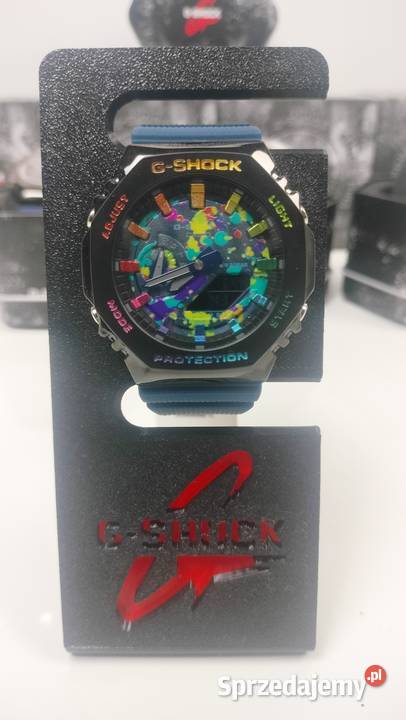 Casio GShock GSteel CasiOak Chimera Rainbow Leszno