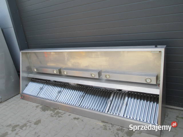 OKAP GASTRONOMICZNY SKOŚNY Z FILTRAMI 27510045 Ostrów Wielkopolski