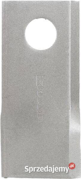 Nożyk kosiarki rotacyjnej prawy 107x48x4 mm Do kosiarek małopolskie Kamionna