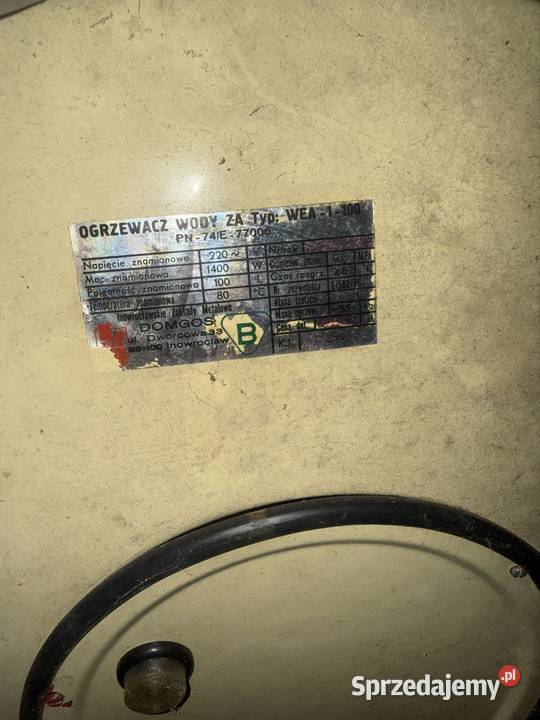 Boiler elektryczny nowy Bieliny