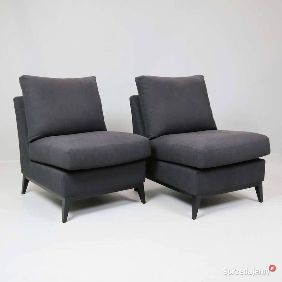 Fotel longue chair Mid century modern design x 2 Piła