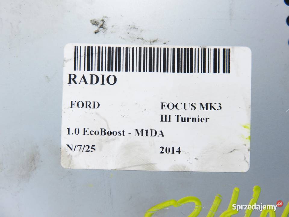 RADIO FORD FOCUS MK3 III BM5T18C815DN