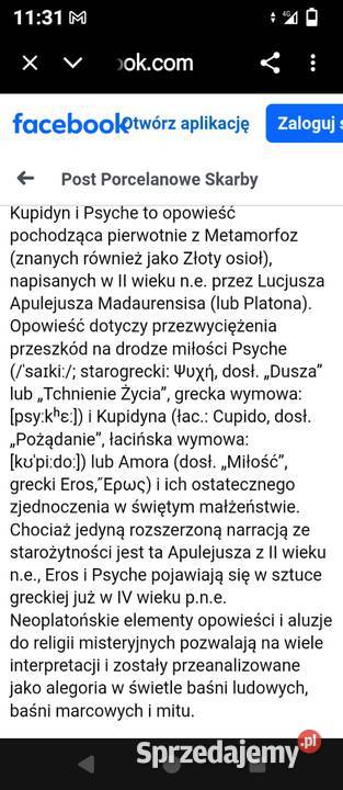 Rzeźba Pocałunek Amor iPsyche Sopot