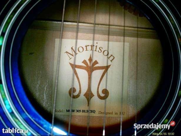 Gitara elektroakustyczna Morrison kujawsko-pomorskie Golub-Dobrzyń