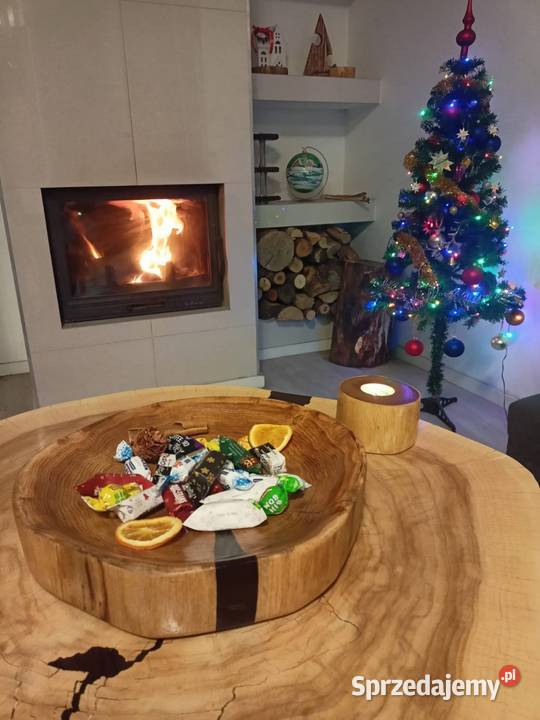 Miska dębowa loft żywica epoksydowa sprzedam