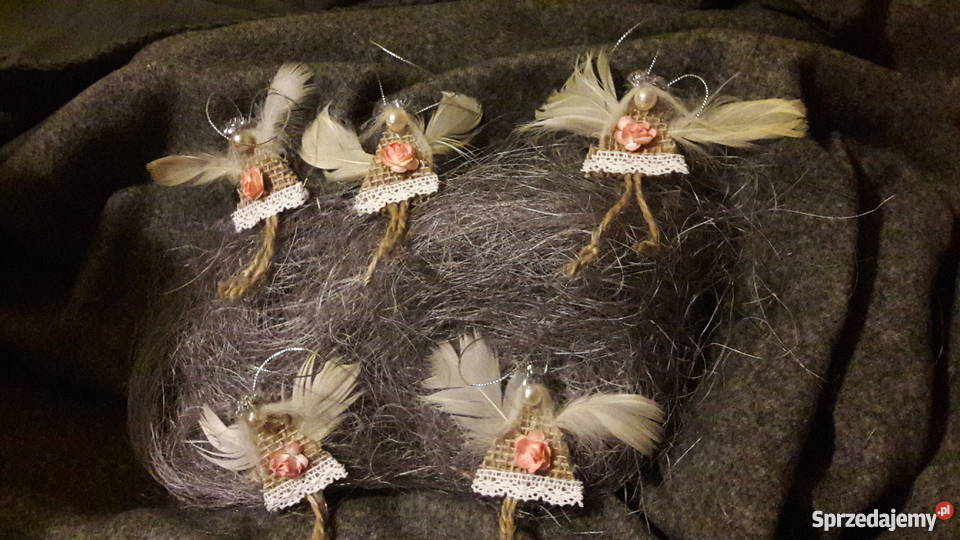 Aniołki z juty beżowy dolnośląskie Kudowa-Zdrój