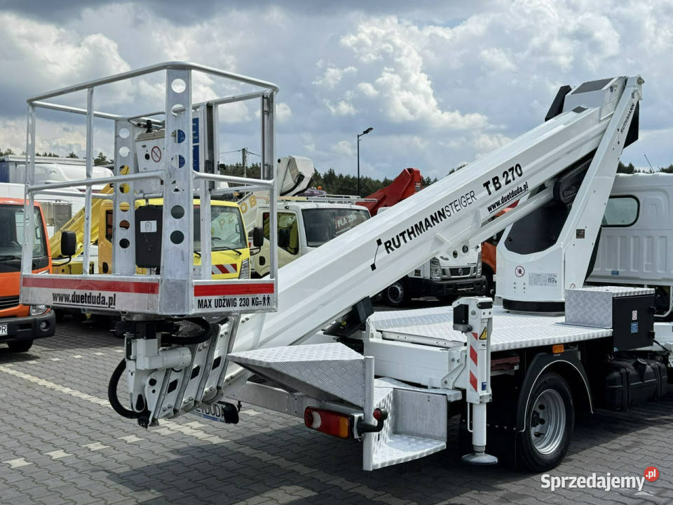 Nissan Cabstar Podnośnik Koszowy 27m RUTHMANN TB Motoryzacja świętokrzyskie Widełki sprzedam