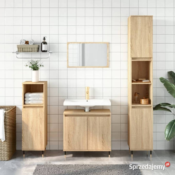 Szafka łazienkowa dąb sonoma 58x33x60 WM831575 Warszawa sprzedam