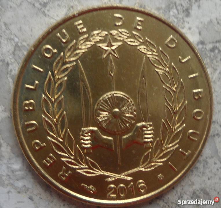 DZIBUTI10 FRANCS2016 r STATKI NA WODZIE STATEK W Legionowo