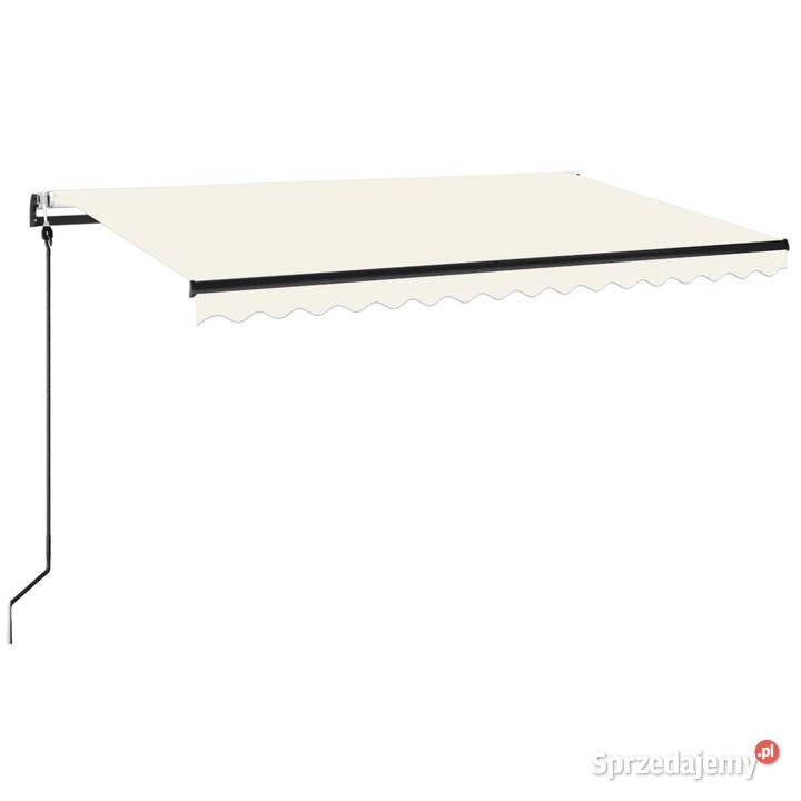 vidaXL Automatycznie zwijana markiza LED i mazowieckie Warszawa