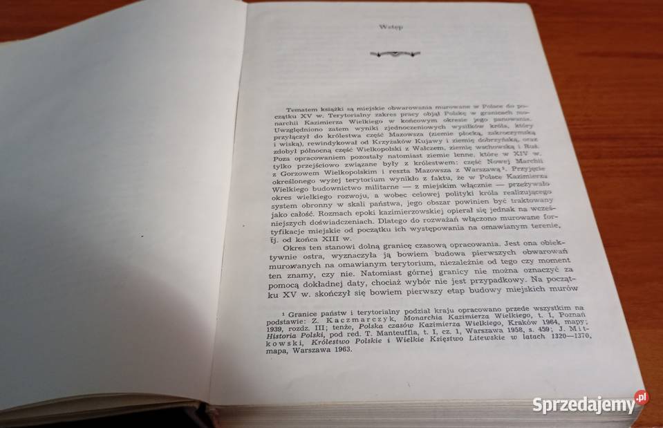 Miejskie mury obronne w państwie polskim do tradycyjny podręcznik sprzedam