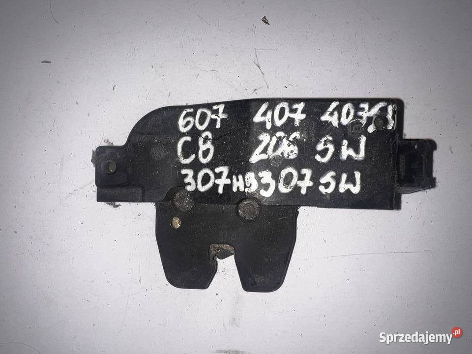 zamek klapy bagażnika peugeot 607 307 206 osobowe Zamki, wkładki i kluczyki Ostrów Wielkopolski
