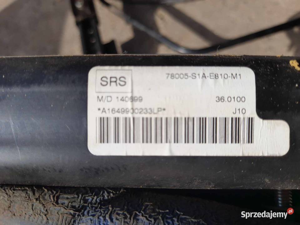 Poduszka powietrzna fotela kierowcy Honda Accord Ostrowiec Świętokrzyski sprzedam