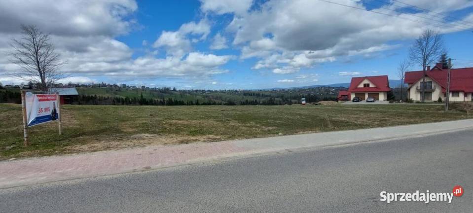 Sierockie działka z widokiem na Tatry małopolskie