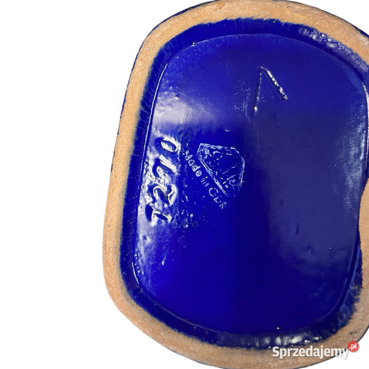 Kobaltowy duży ceramiczny wazon Strehla Keramik Warszawa