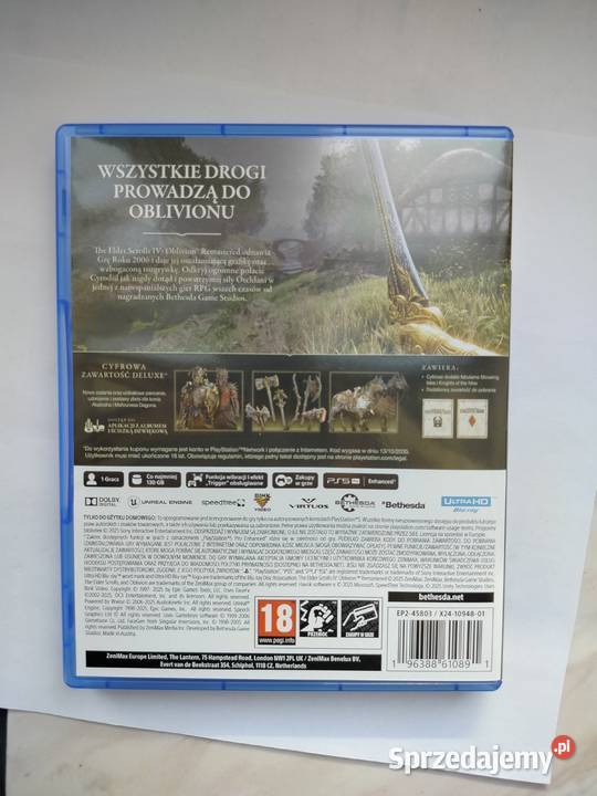 The Elder Scrolls IV Oblivion Remastered 5 łódzkie Łódź sprzedam