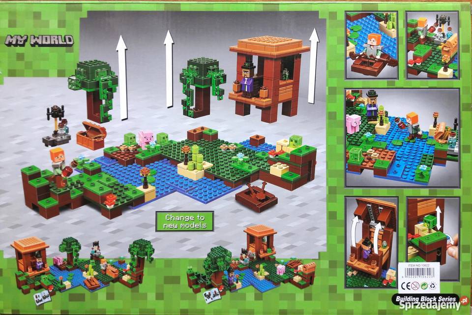 Klocki MINECRAFT Chatka Czarownicy 508 elementów Lublin sprzedam